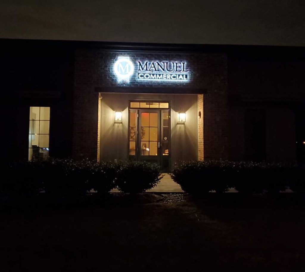 Manuel Commercial Office Backlit Sign