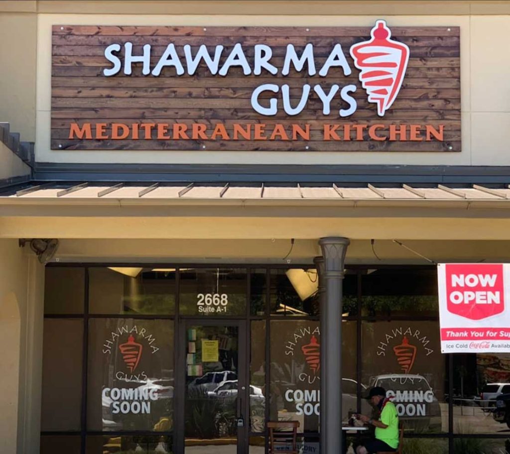 Shawarma Guys Channel Letters Sign