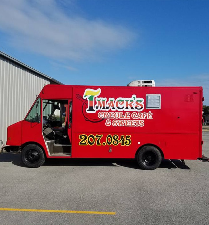 tmack's food truck wrap and decal