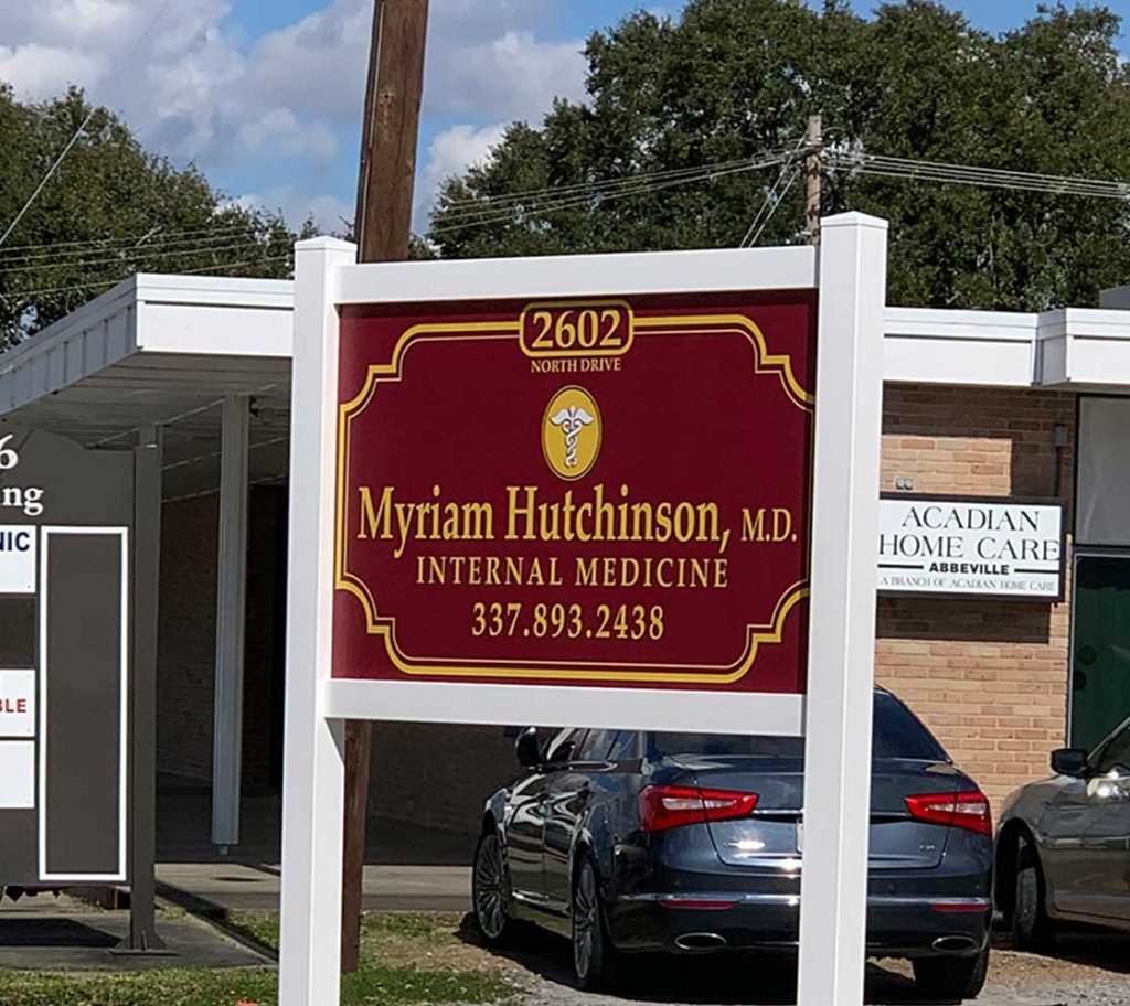 myriam hutchinson exterior sign