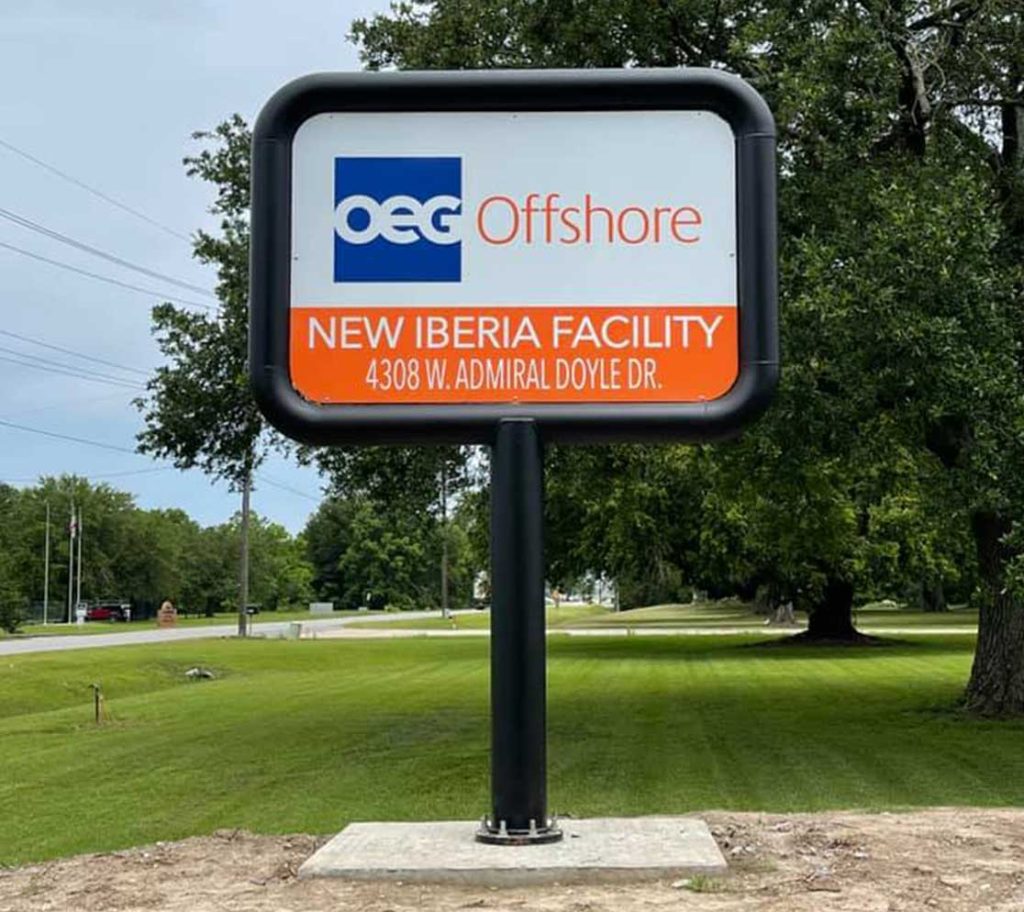 OEG Offshore Exterior Signage