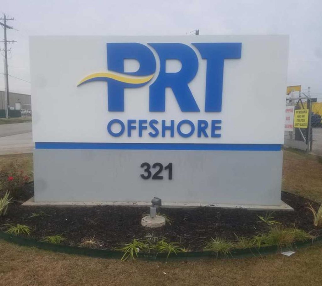 PRT Offshore Exterior Signage