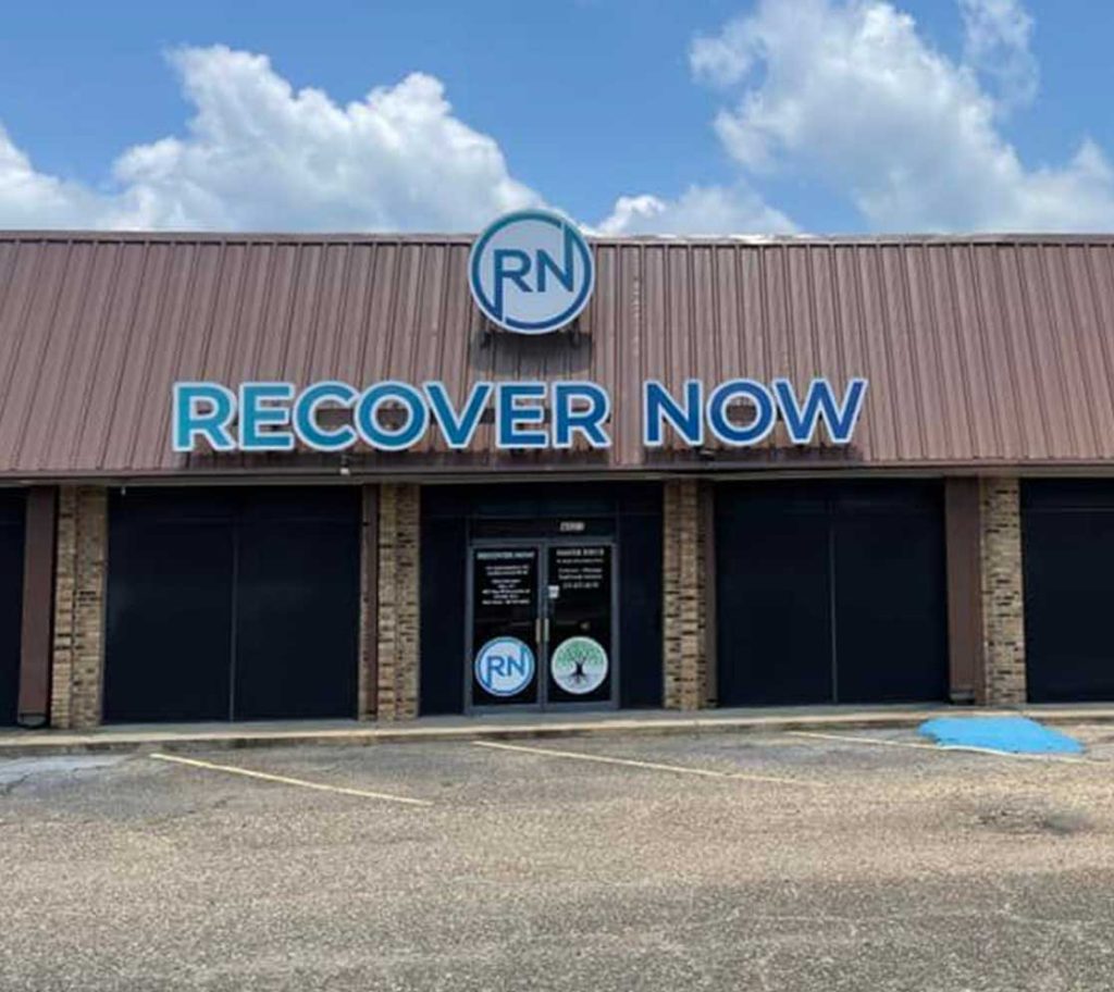 recover now exterior signage
